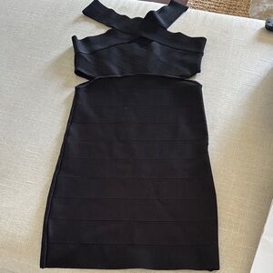 Guess by Marciano Strapless Black Dress